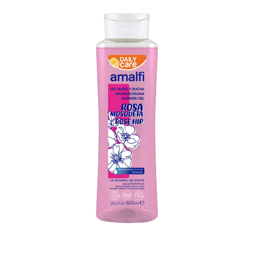 شامپو بدن روزانه آمالفی مدل گل رز-Amalfi Dermo Daily Shower Gel, Rose 600ml