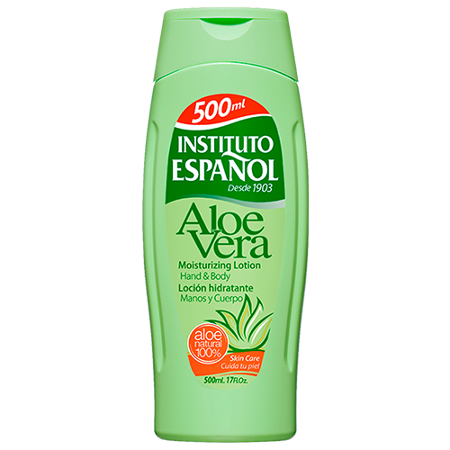 Aloe Vera Moisturizing Lotion لوسیون بدن آلوئه ورا اسپانول 500 میل | Spanol Aloe Vera Body Lotion